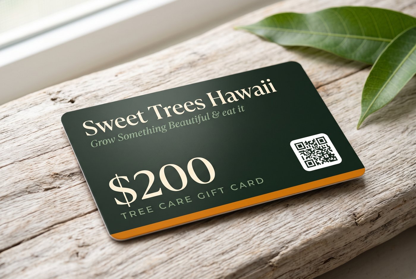 Sweet Trees Hawaii $200 tree care gift card